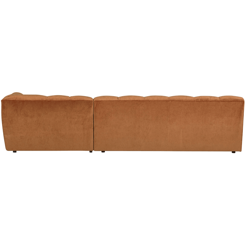 Allure right-hand velvet corner sofa