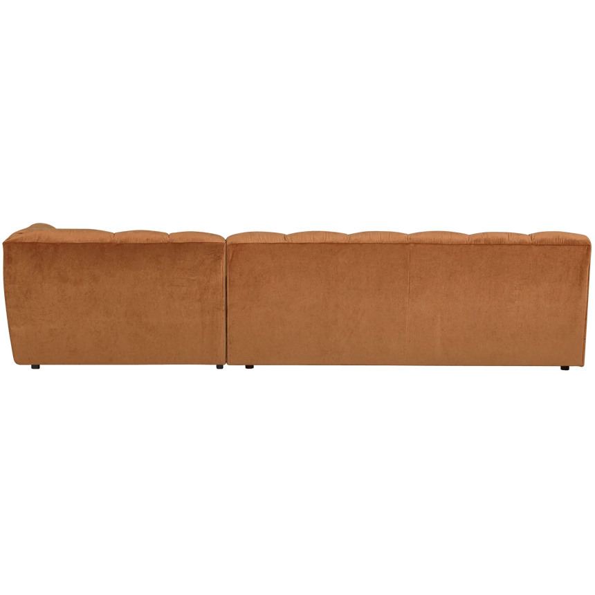 Allure jobbos bársony sarokkanapé