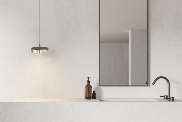 Imperia glass dark brown pendant lamp