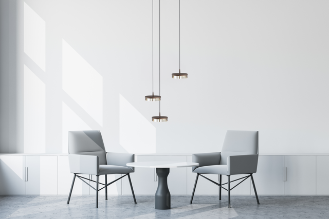 Imperia glass dark brown pendant lamp