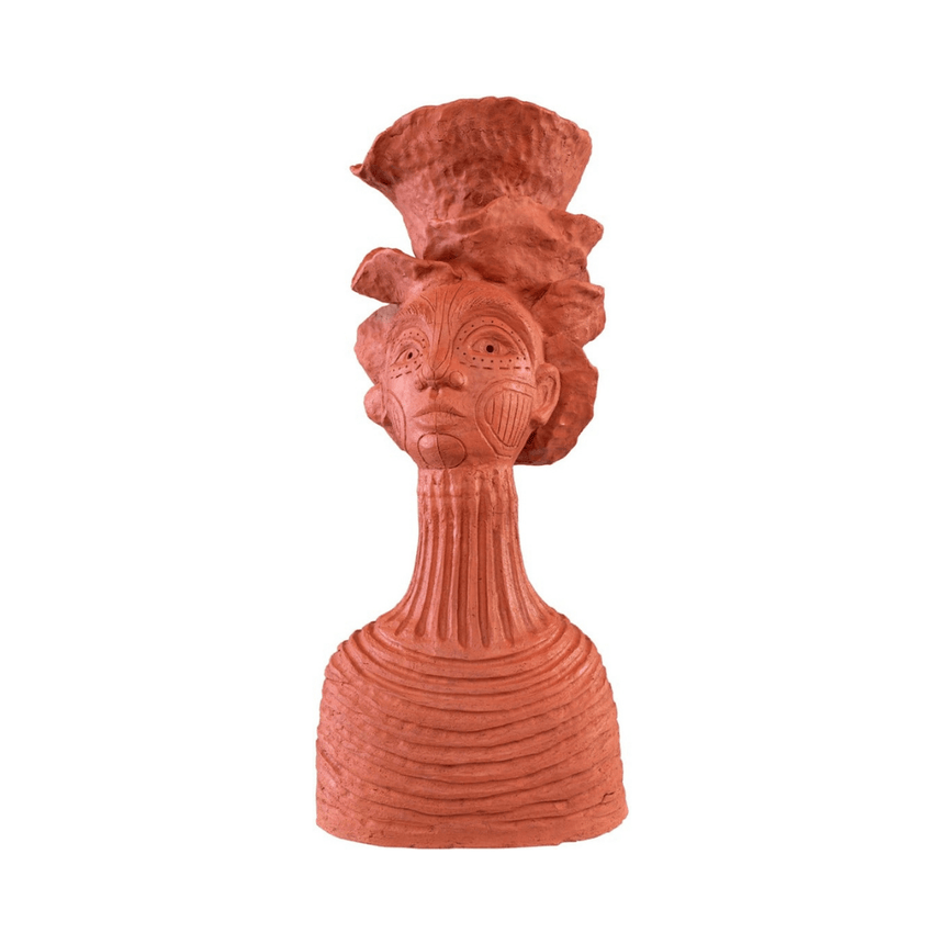 Lady clay decoration