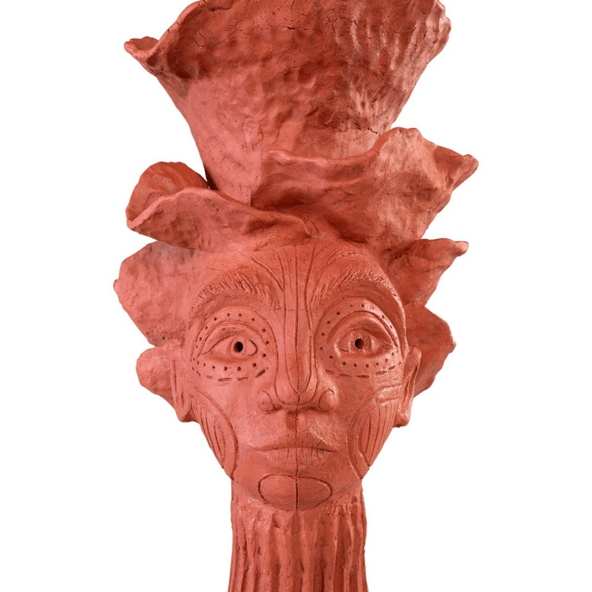 Lady clay decoration