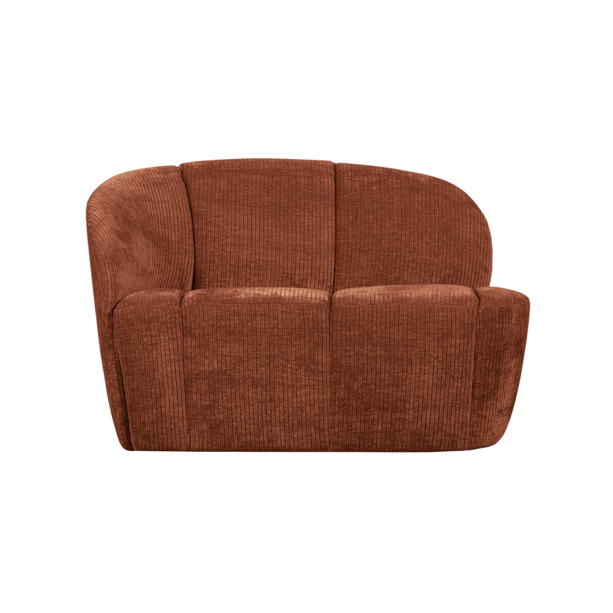 Mojo 2-seater left-hand corduroy sofa