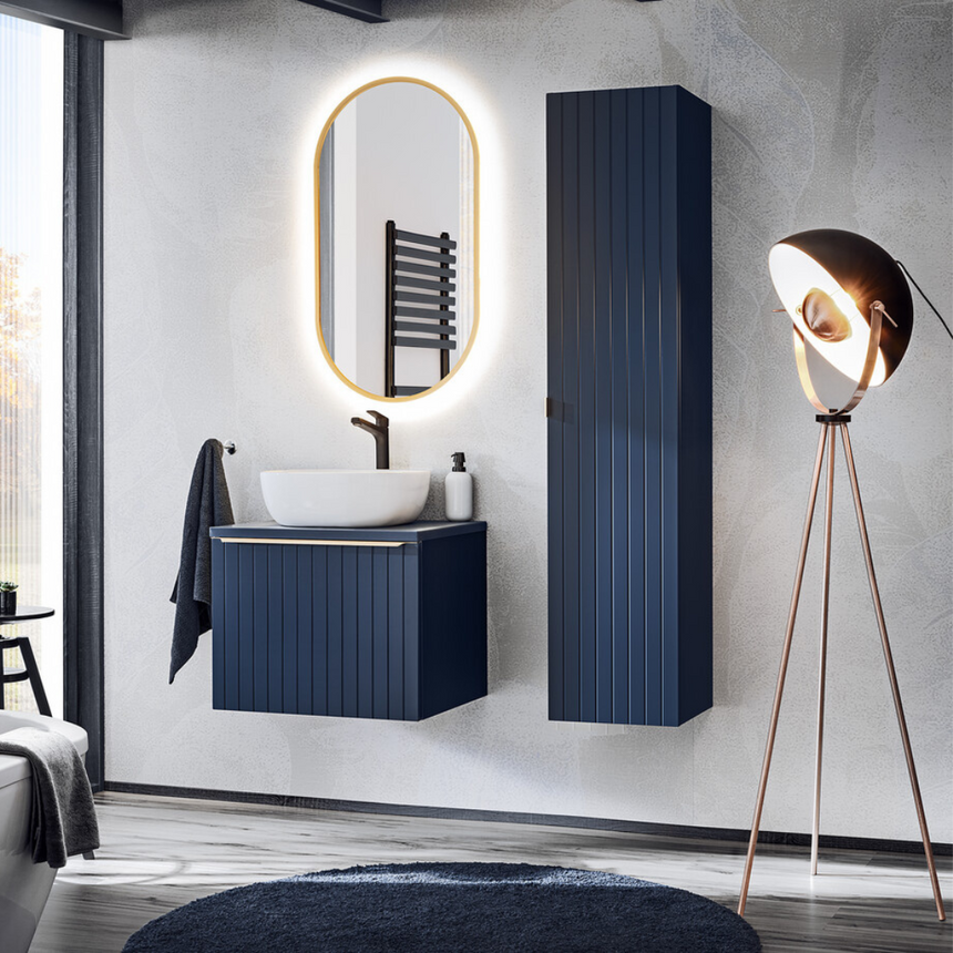 Apollo fém fürdőszoba tükör