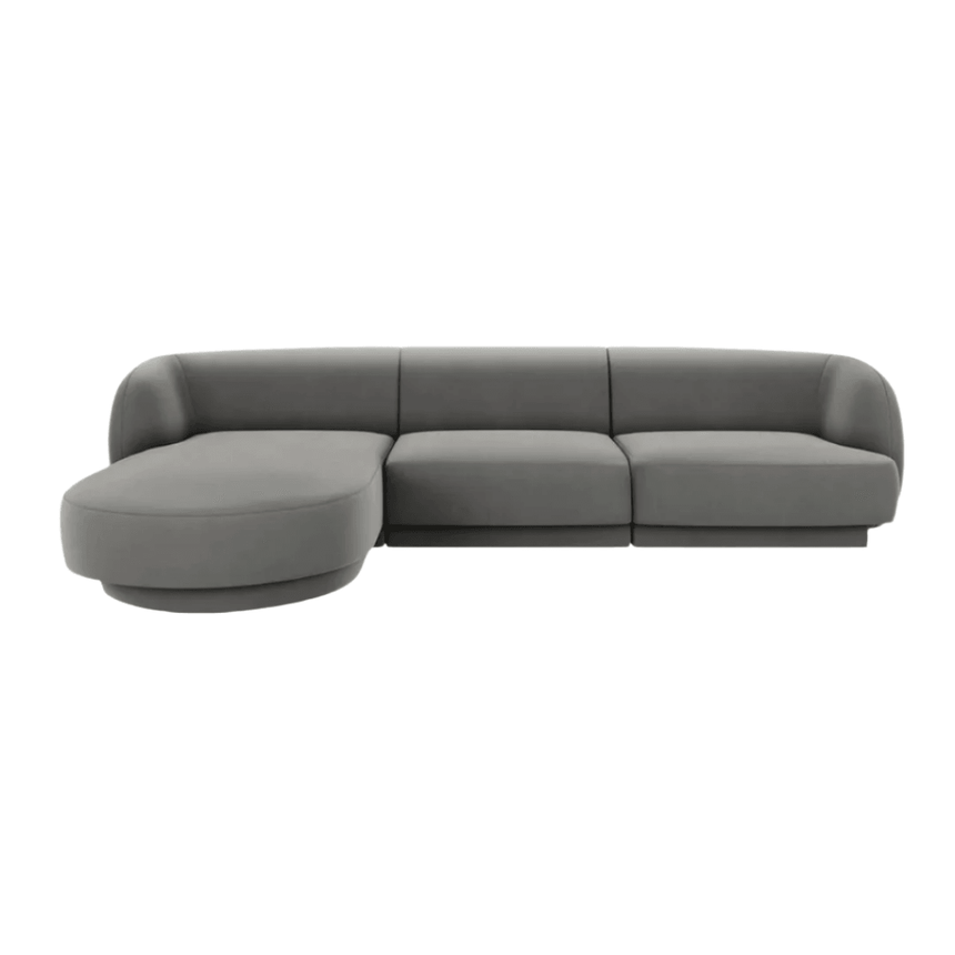 Miley balos buklé sarokkanapé 255x156