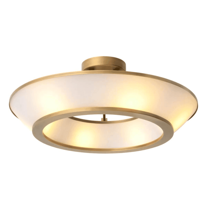 Ferette glass ceiling lamp