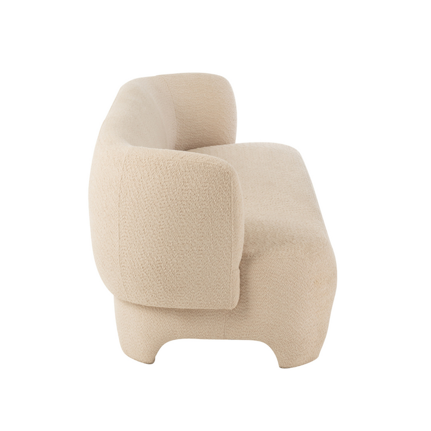 Knitted 2.5 seater fabric sofa