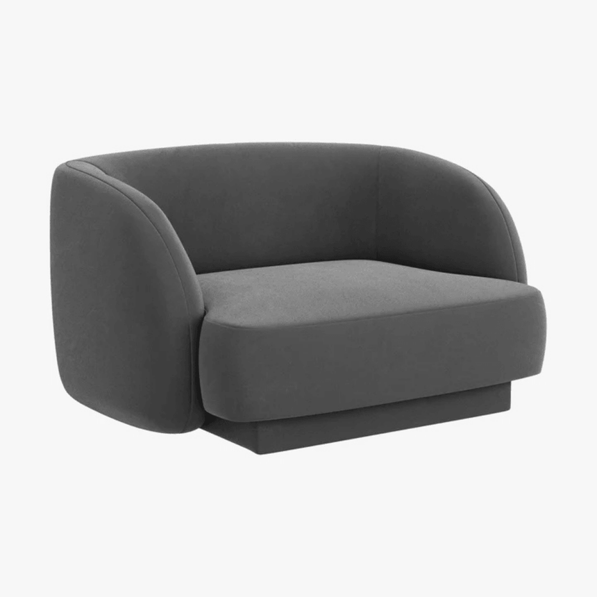Miley velvet armchair