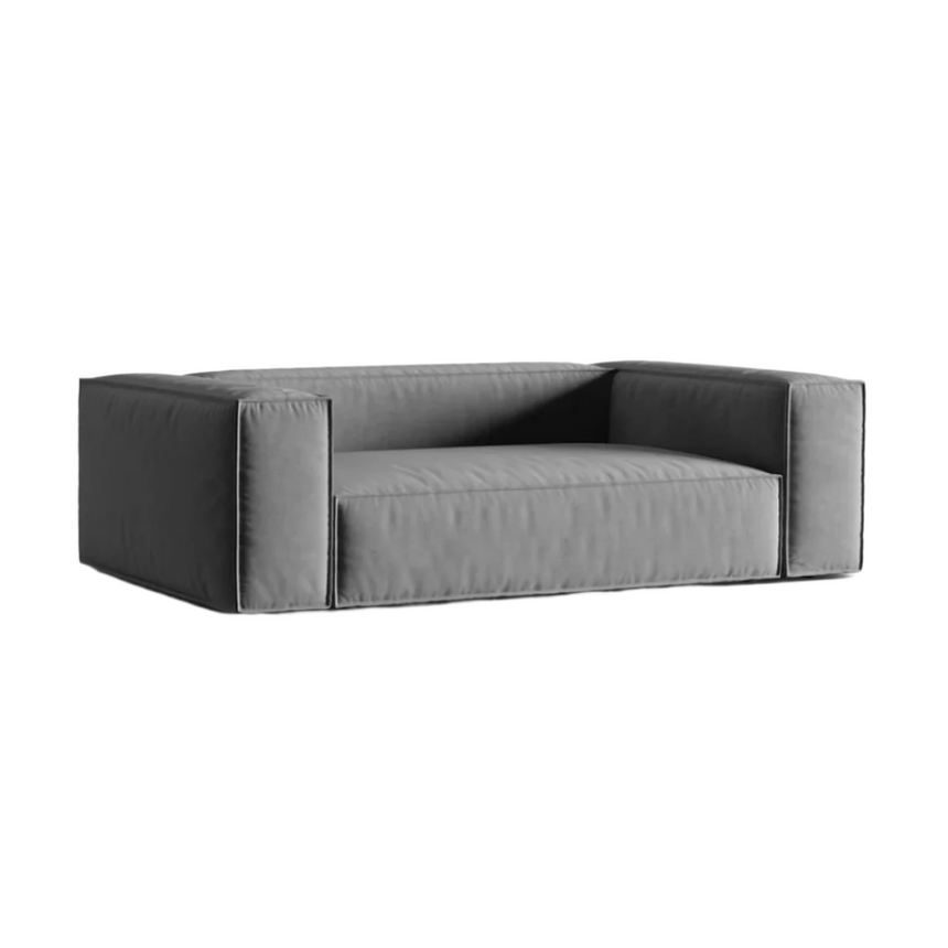 Ruby 2-seater velvet sofa
