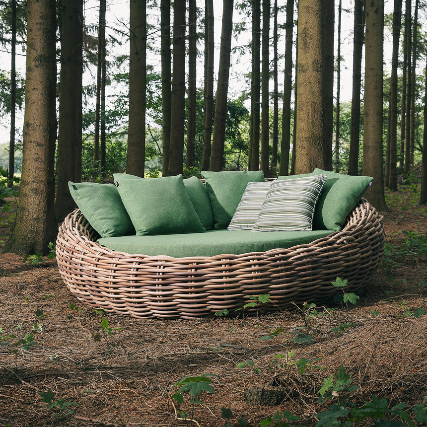 Cocoon fabric sun lounger