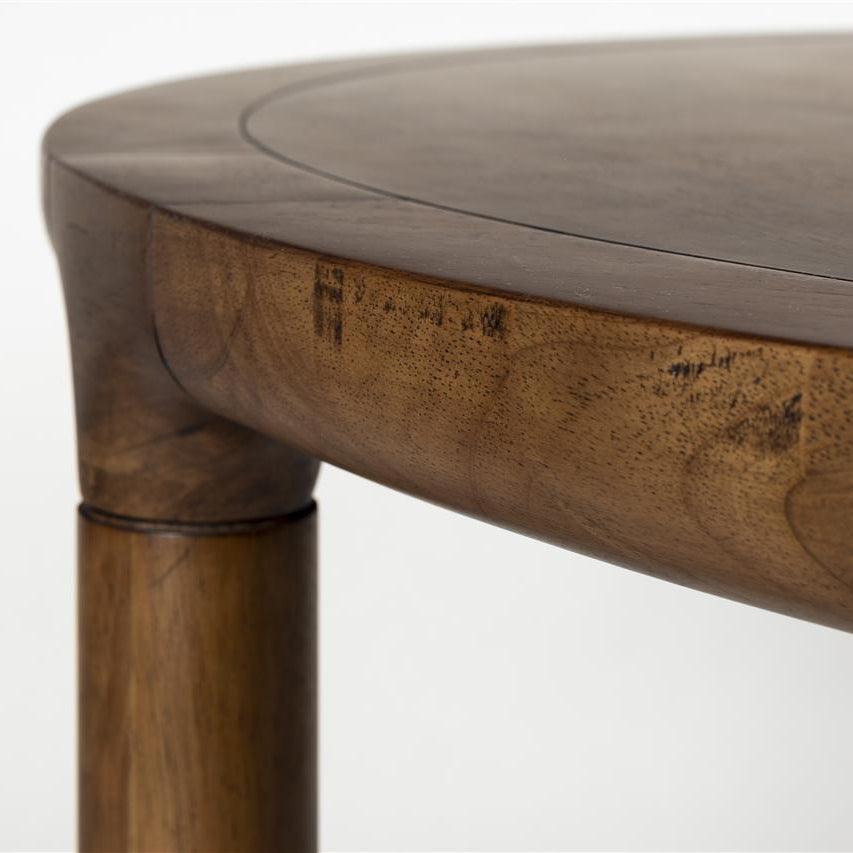 Storm wooden dining table Ø128