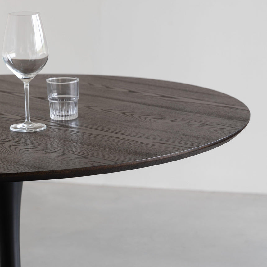 Raku wood dining table