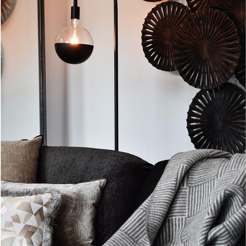 Kalmar G200 Top Mirror Matte Black, LED E27-3