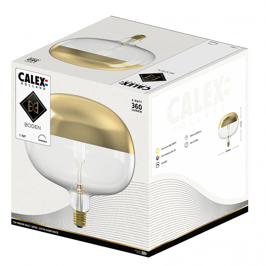 XXL Boden Top Mirror Gold izzó, LED E27-2