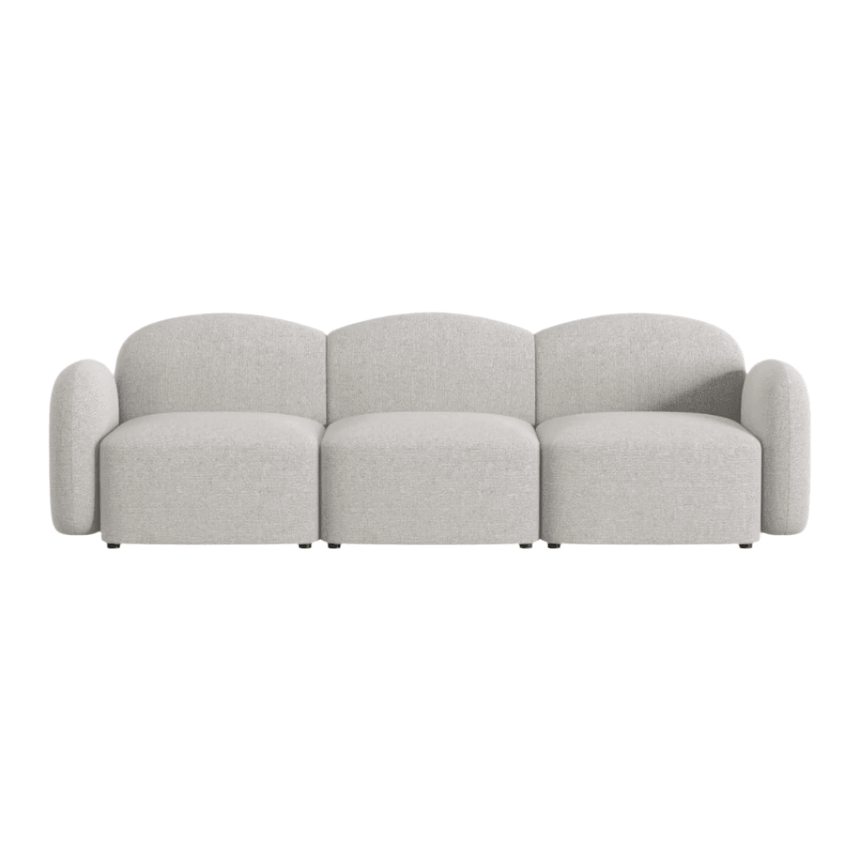 Blair 3-seater chenille sofa