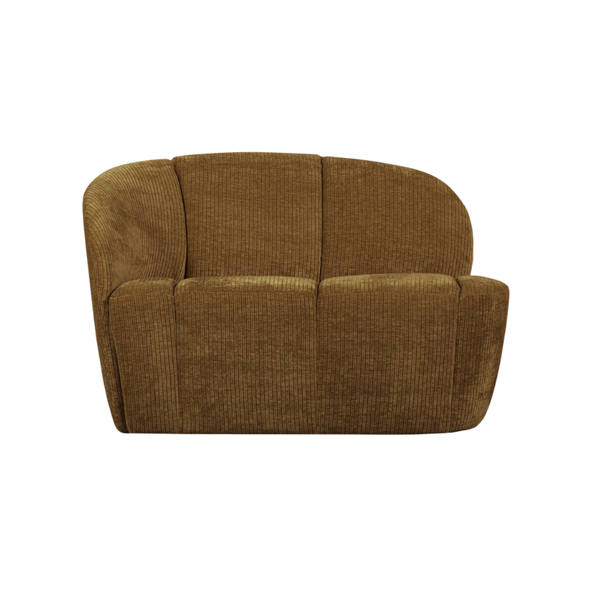 Mojo 2-seater left-hand corduroy sofa