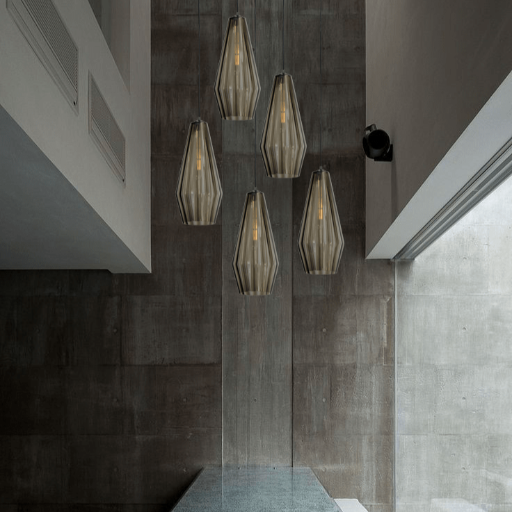 Diamond 1 izzós üveg függőlámpa