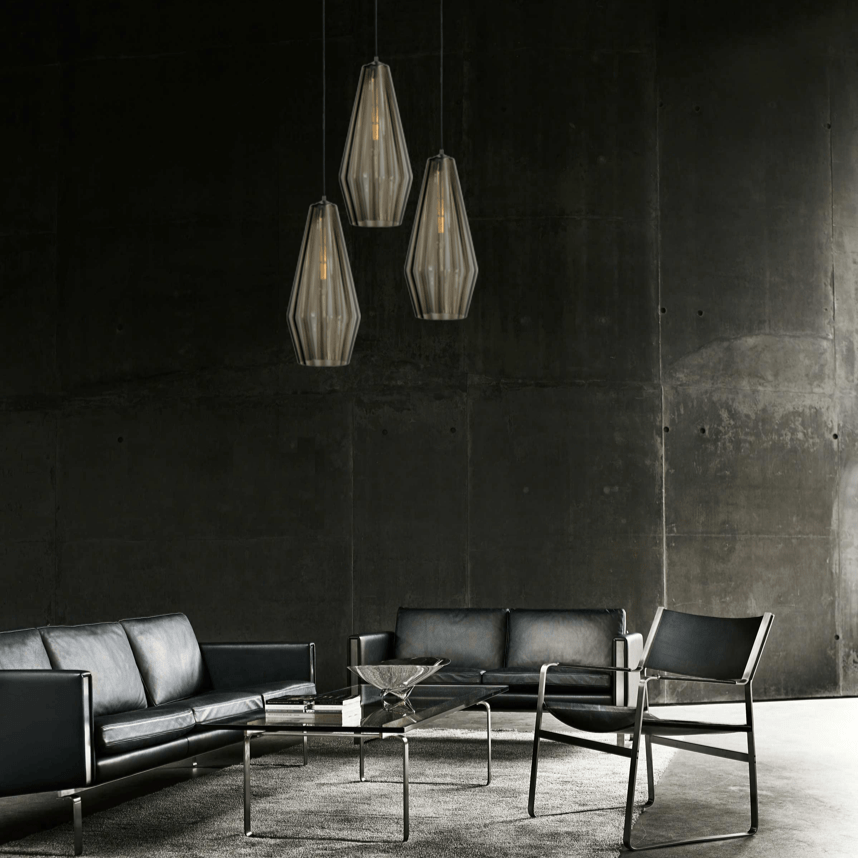 Diamond 1 izzós üveg függőlámpa