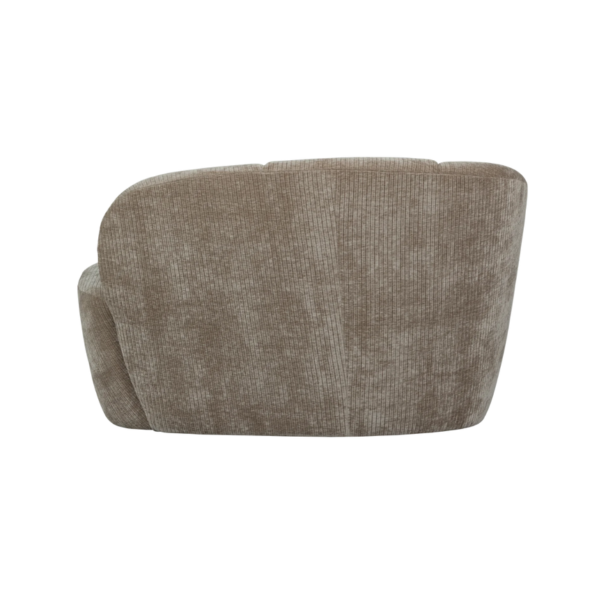 Mojo 2-seater left-hand corduroy sofa