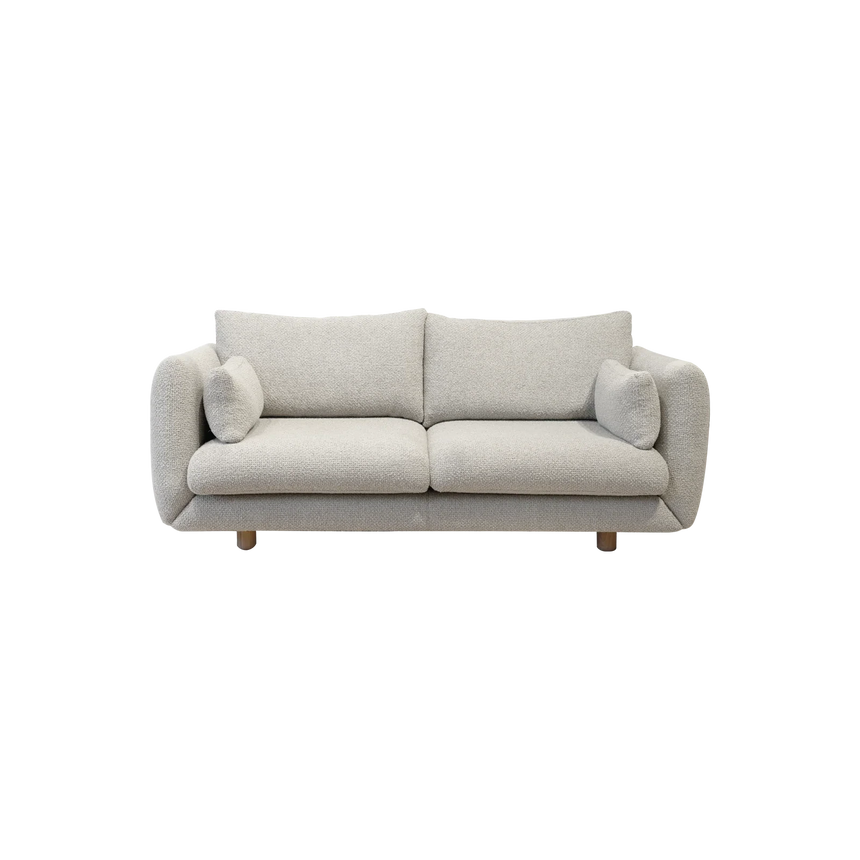 Bloom 2 személyes szövet kanapé fa lábbal