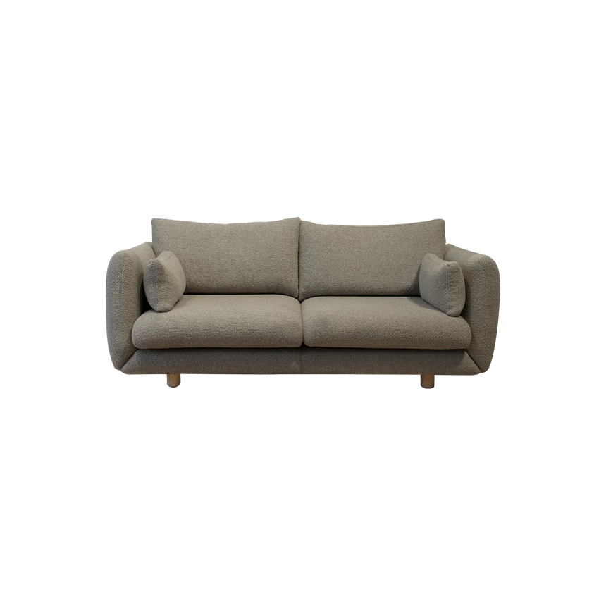Bloom 2 személyes szövet kanapé fa lábbal