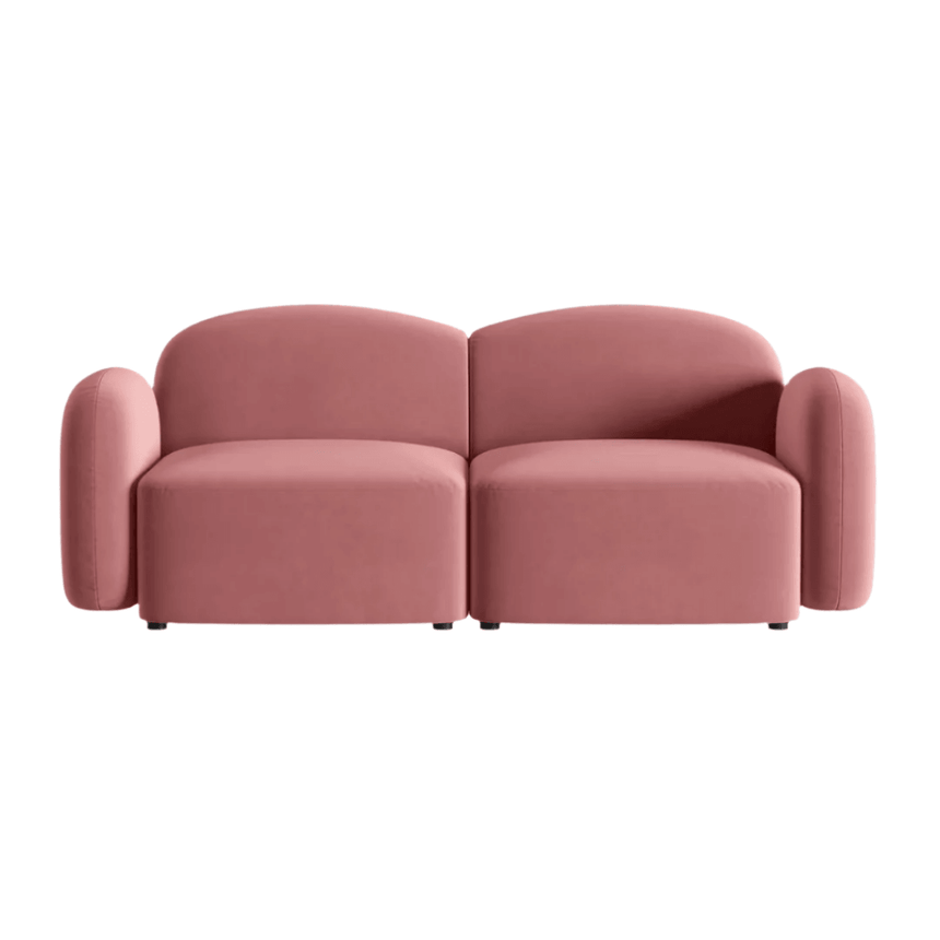 Blair 2-seater velvet sofa