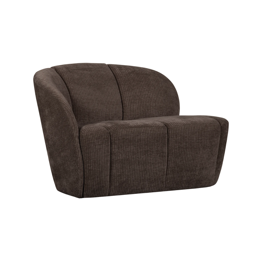 Mojo 2-seater left-hand corduroy sofa