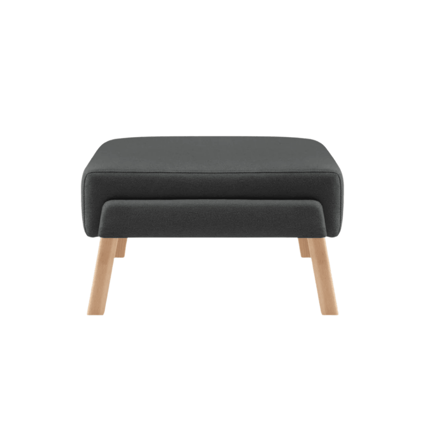 Salto fabric pouf