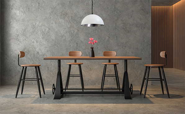 Larino 1-bulb white metal pendant lamp with silver interior