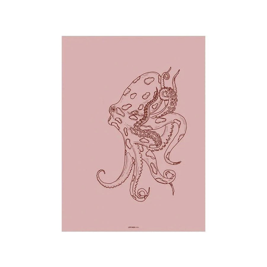 Polypus design canvas print