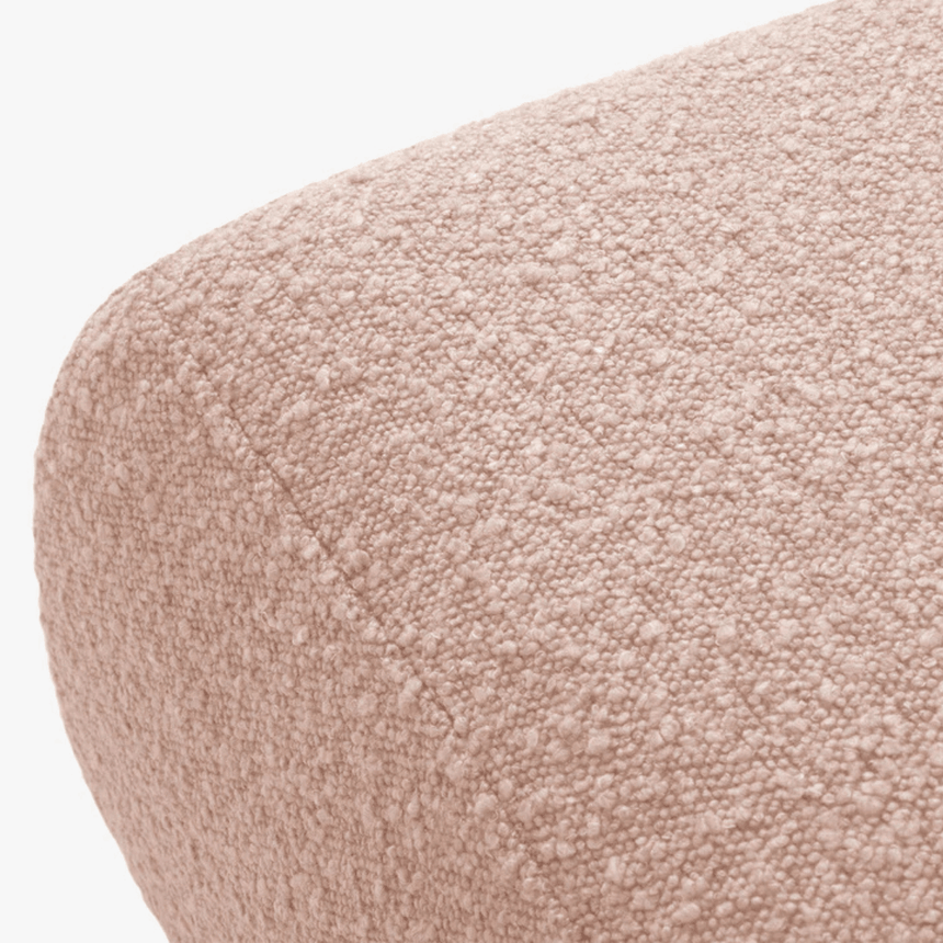 Molino bouclé pouf 75x75