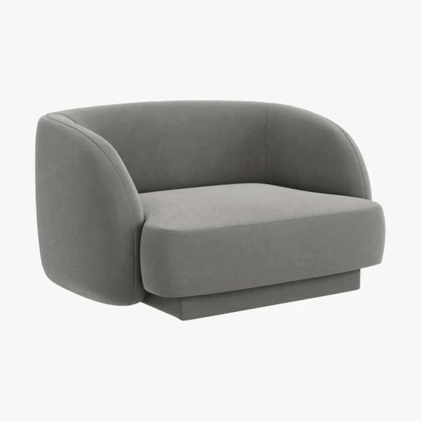 Miley velvet armchair