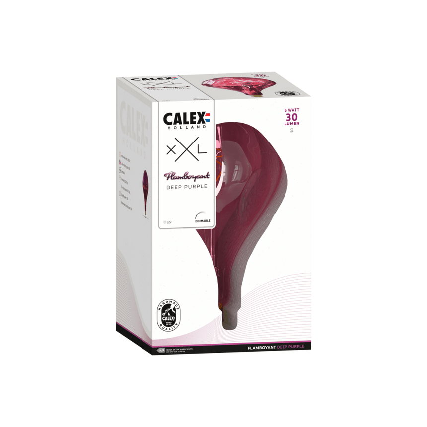 Flamboyant Evo Deep purple bulb, LED E27