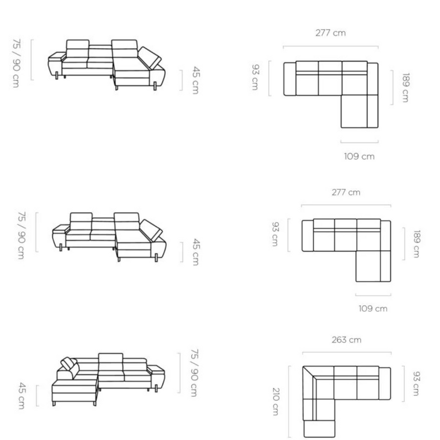 Molina moduláris kanapé