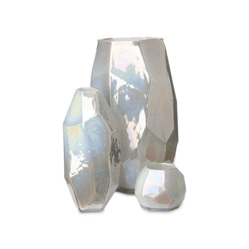 Graphic Luster glass vase 40.5cm