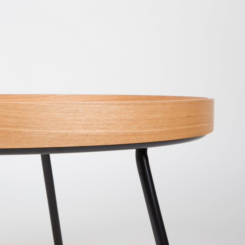 Tray wooden coffee table