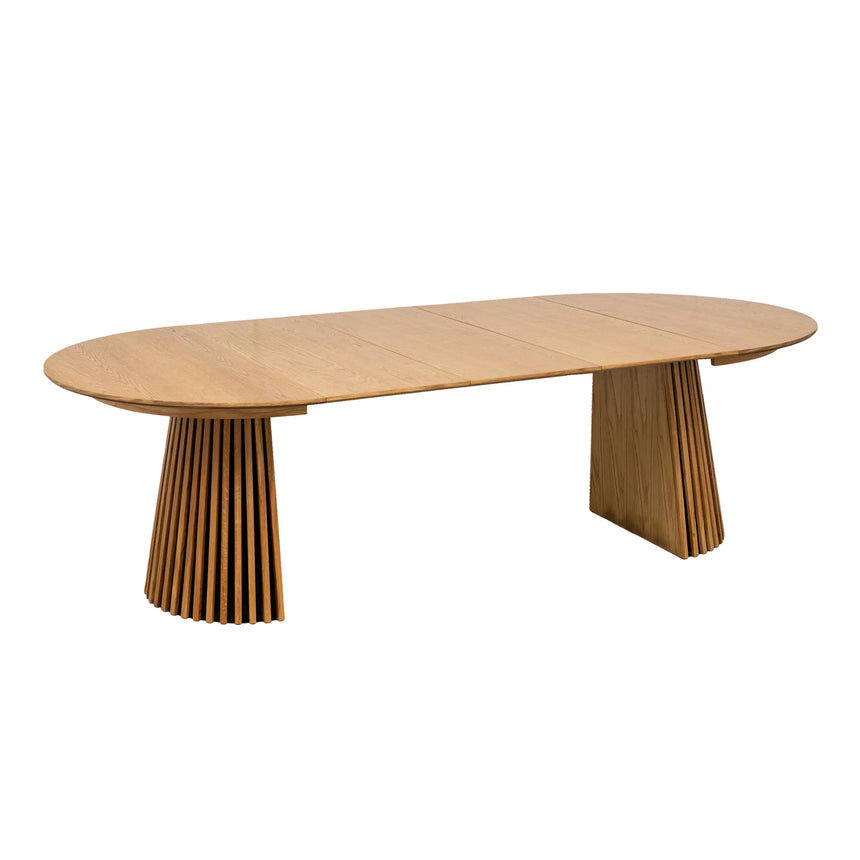 Osaka extendable wooden dining table ø120x120-240