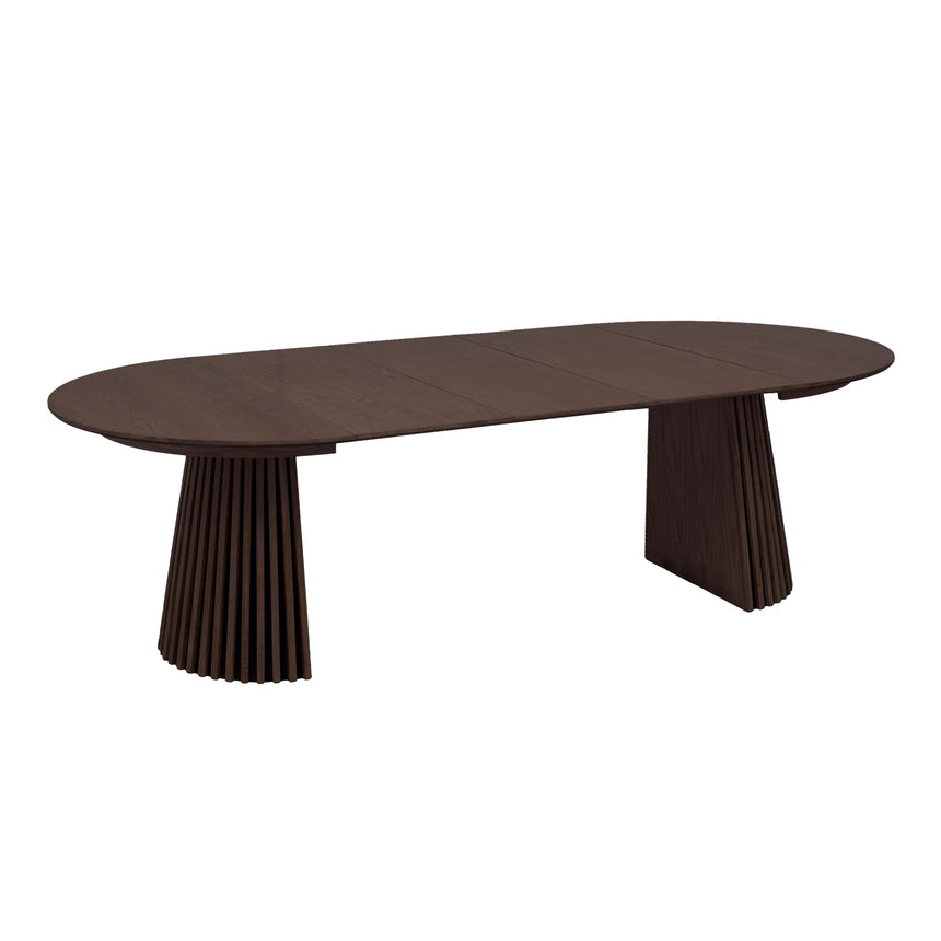 Osaka extendable wooden dining table ø120x120-240
