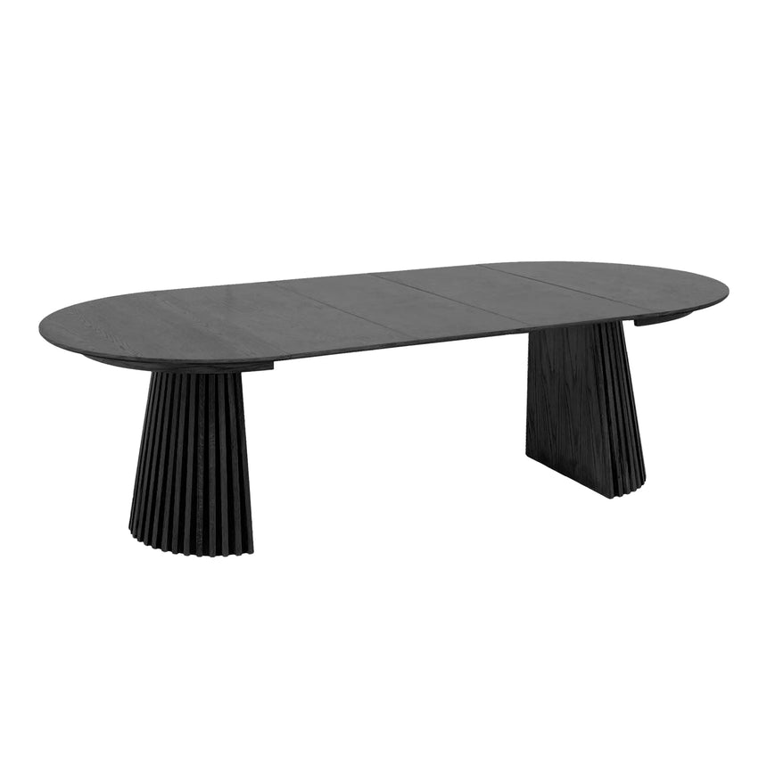 Osaka extendable wooden dining table ø120x120-240