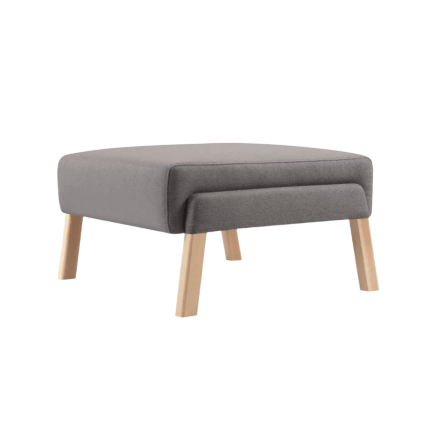 Salto fabric pouf