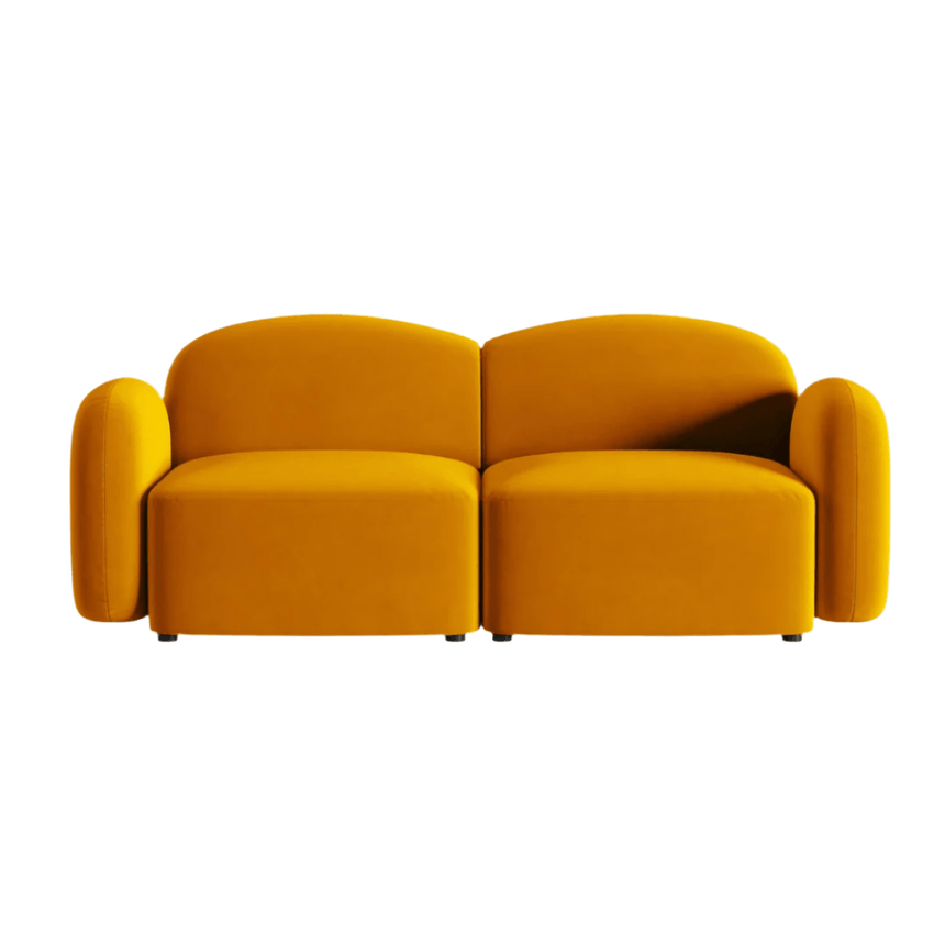 Blair 2-seater velvet sofa