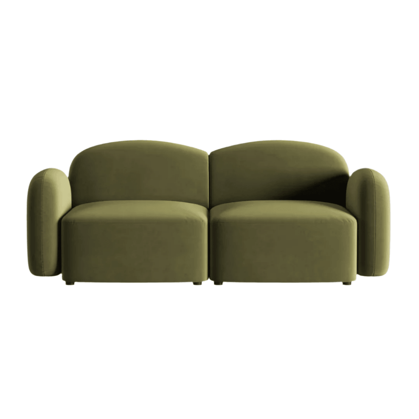 Blair 2-seater velvet sofa