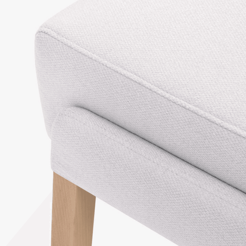 Salto fabric pouf