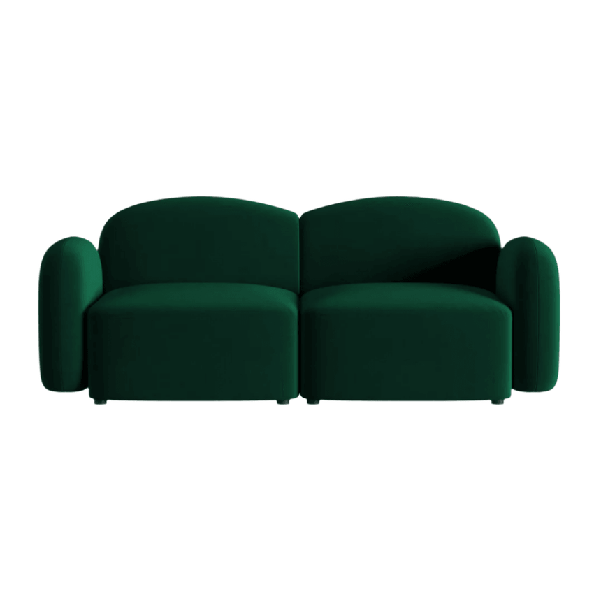 Blair 2-seater velvet sofa