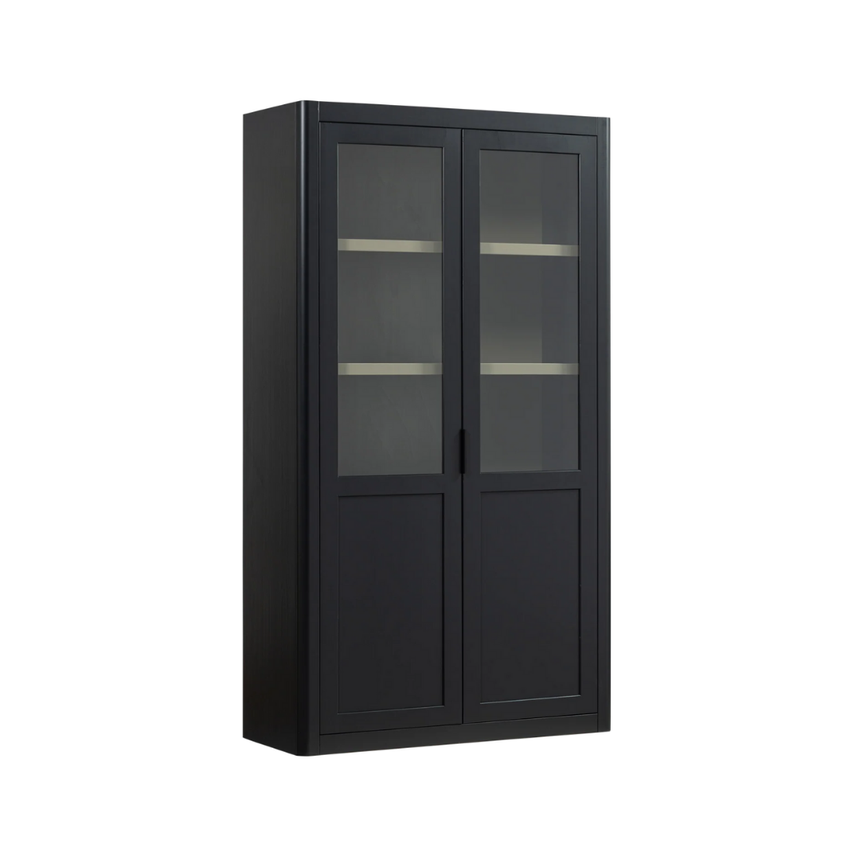 Gunnar wooden glass cabinet