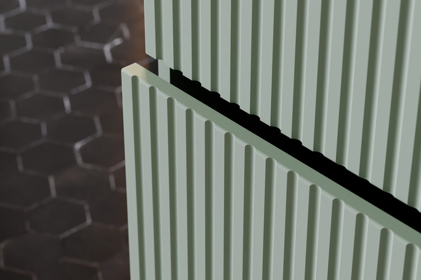 Baggy woven chenille pouf