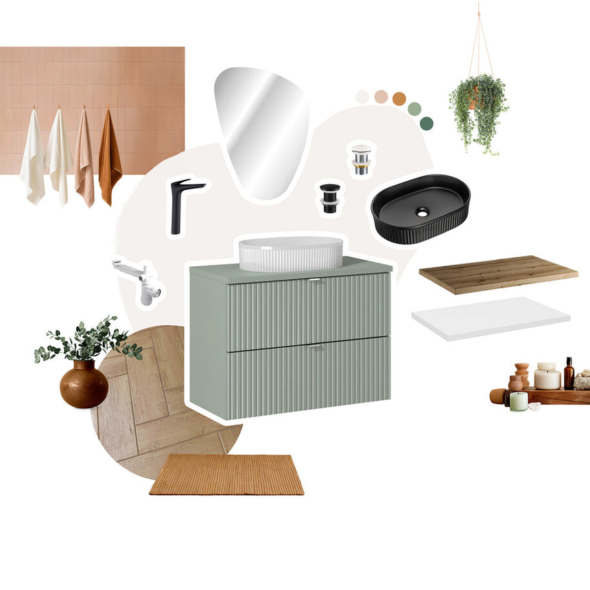 Baggy woven chenille pouf