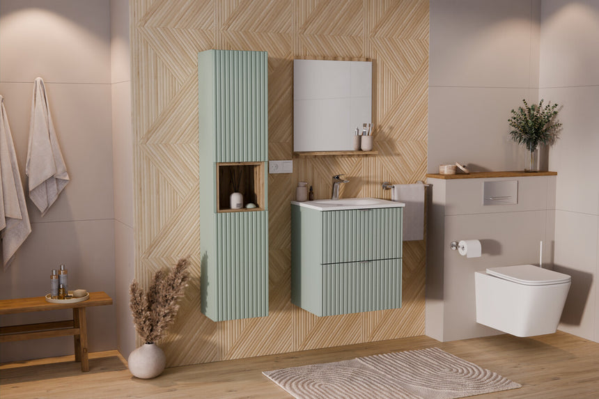 Baggy woven chenille pouf