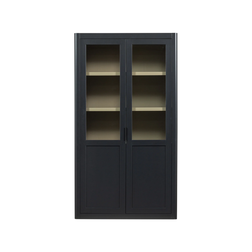 Gunnar wooden glass cabinet