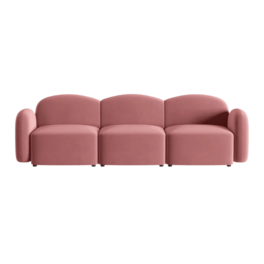 Blair 3-seater velvet sofa